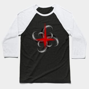 horned crucifix Baseball T-Shirt